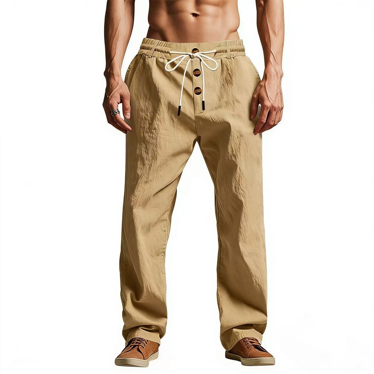 Men's Breathable Linen Casual Pants