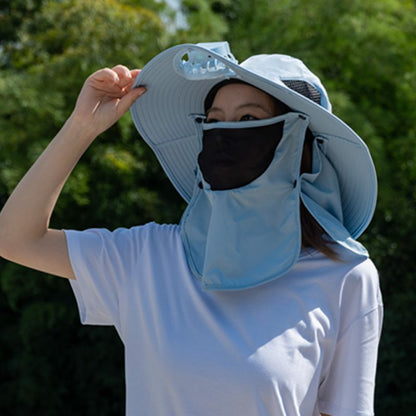USB Rechargeable Sun Protection Hat with Cooling Fan