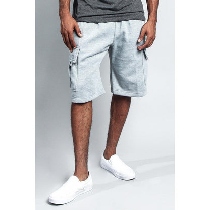 Men’s Casual Cargo Sweat Shorts