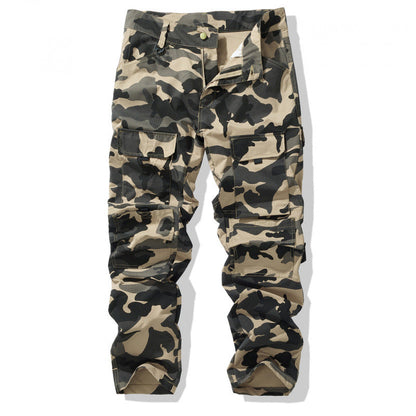 Men's Multi-Pocket Camouflage Cargo Pants