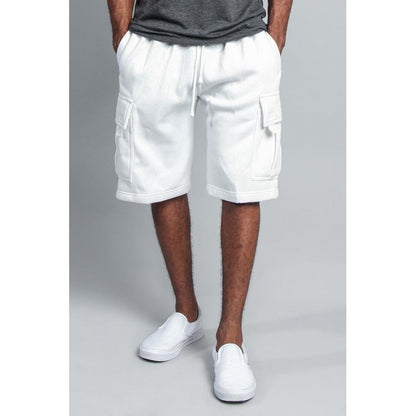 Men’s Casual Cargo Sweat Shorts