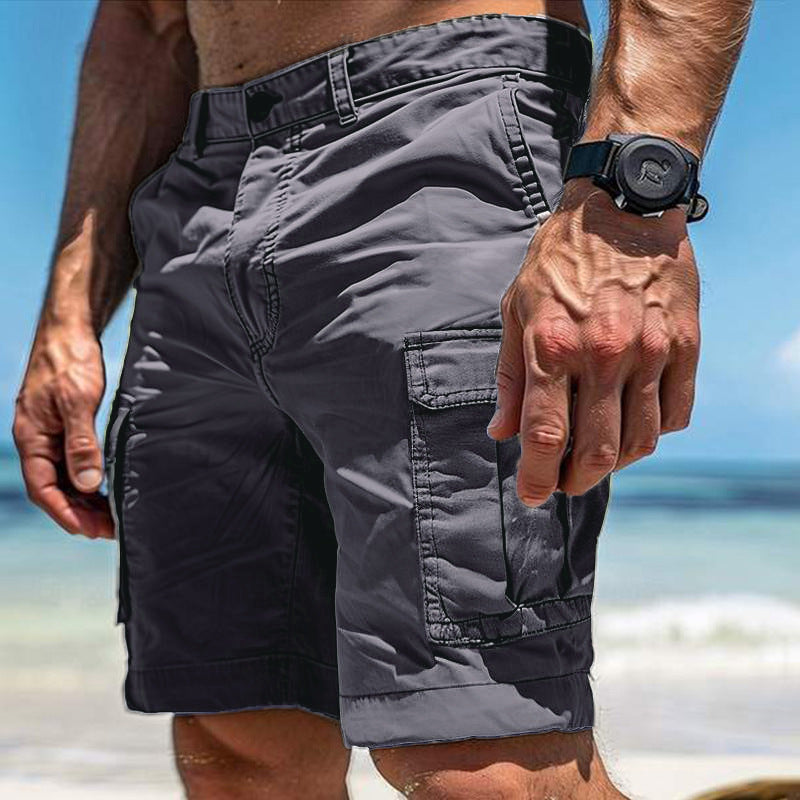 Cross-Border European Code Aliexpress Amazon Foreign Trade Hot-Selling Workwear Casual Shorts Men'S Loose Trendy Five-Point Shorts