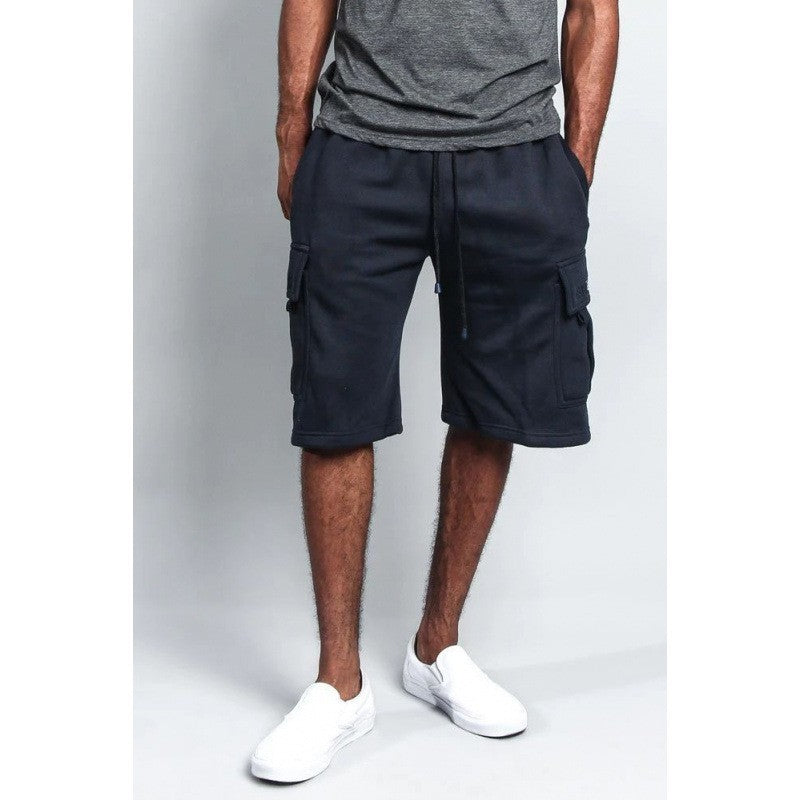 Men’s Casual Cargo Sweat Shorts
