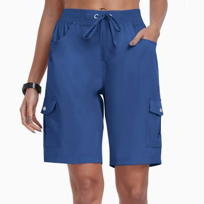 Women's 10" Hiking Cargo Shorts 6 Pockets Lightweight Quick Dry