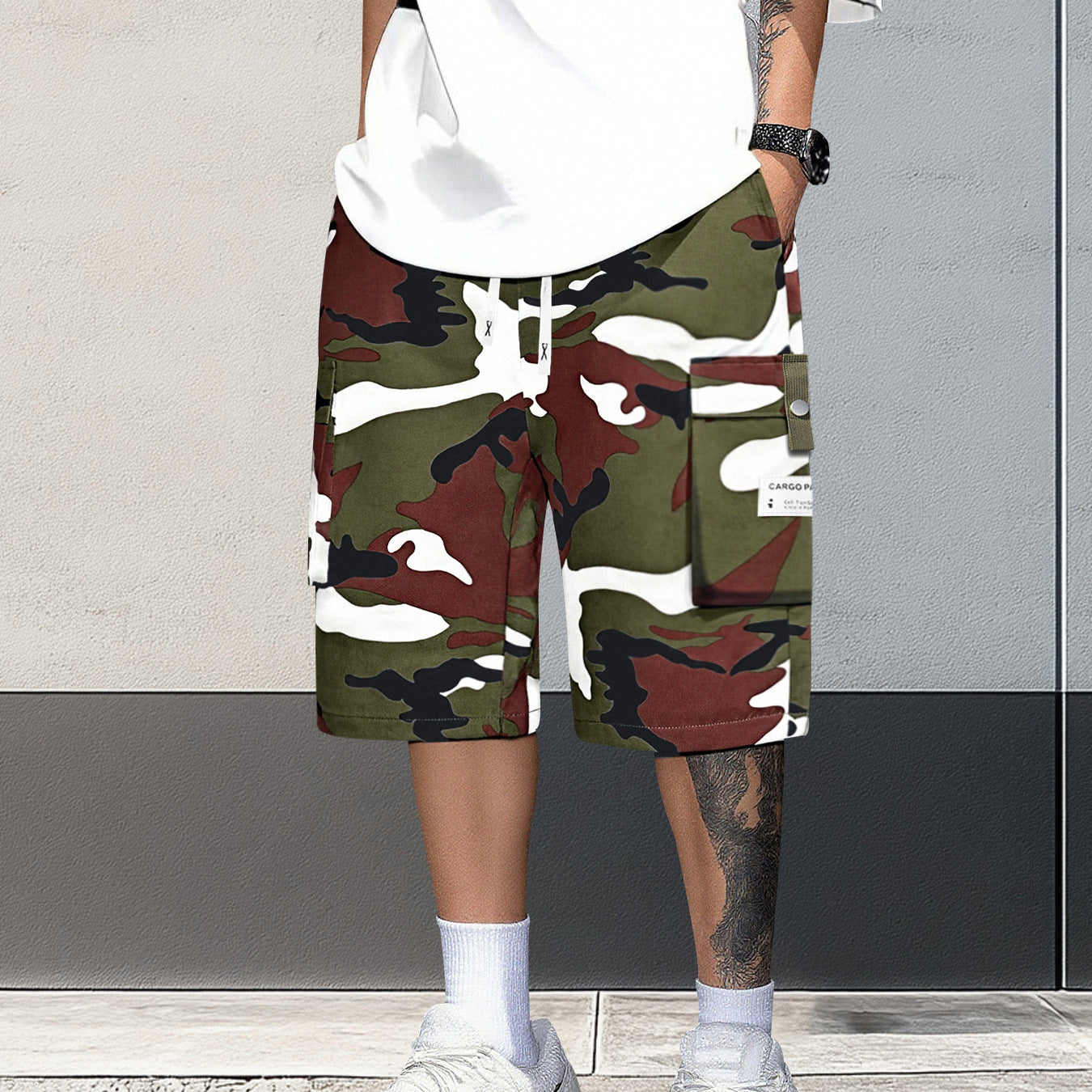 Men’s Camo Cargo Shorts