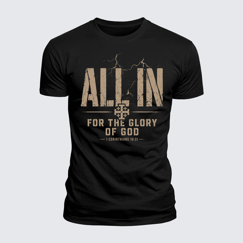 Luxe Mercerized Cotton Tee - All In 1 Corinthians 10:31