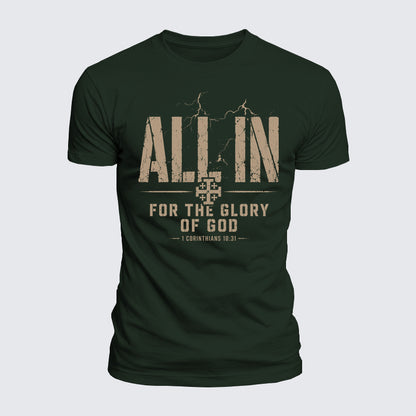 Luxe Mercerized Cotton Tee - All In 1 Corinthians 10:31