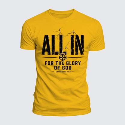 Luxe Mercerized Cotton Tee - All In 1 Corinthians 10:31