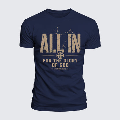 Luxe Mercerized Cotton Tee - All In 1 Corinthians 10:31