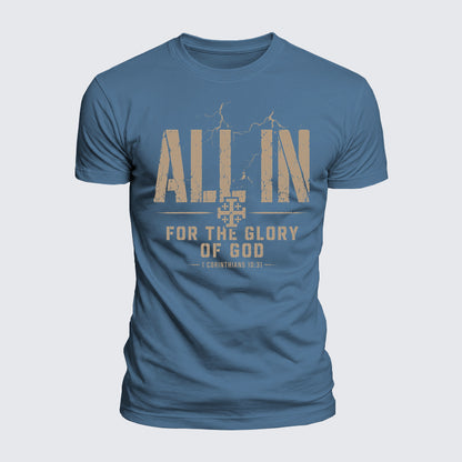 Luxe Mercerized Cotton Tee - All In 1 Corinthians 10:31