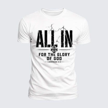 Luxe Mercerized Cotton Tee - All In 1 Corinthians 10:31