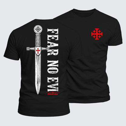 Luxe Mercerized Cotton Tee - Fear No Evil