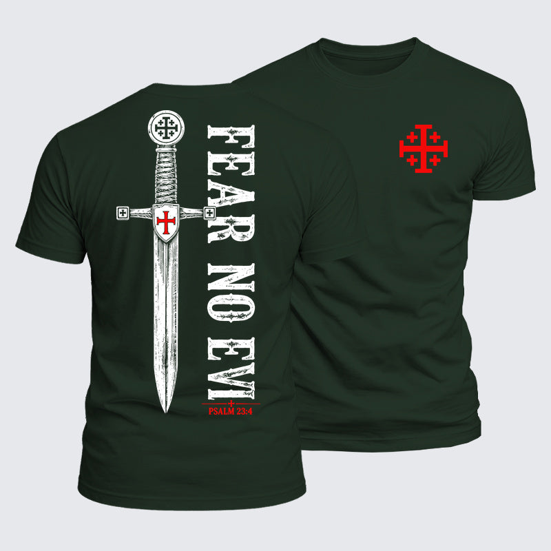 Luxe Mercerized Cotton Tee - Fear No Evil