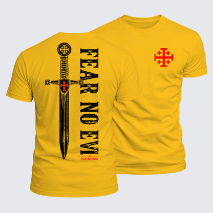 Luxe Mercerized Cotton Tee - Fear No Evil
