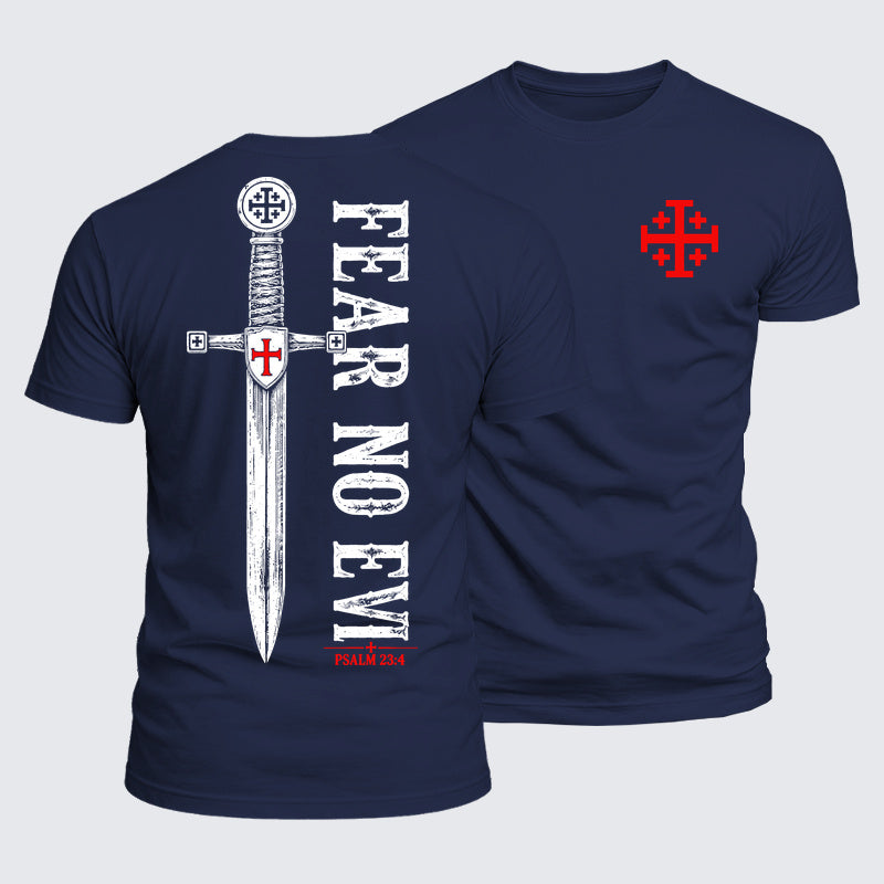 Luxe Mercerized Cotton Tee - Fear No Evil