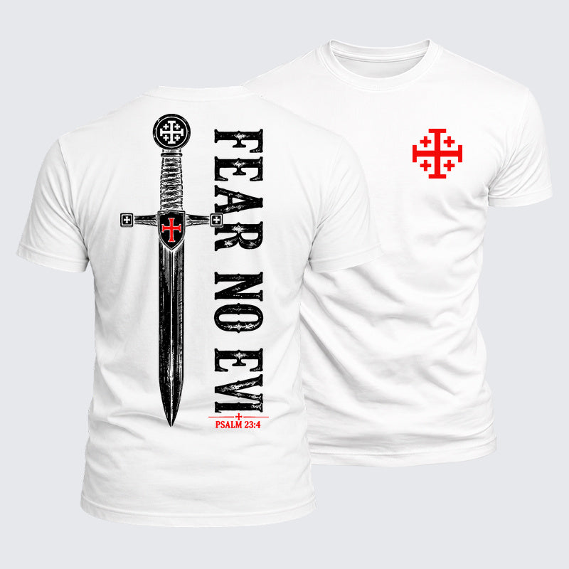 Luxe Mercerized Cotton Tee - Fear No Evil