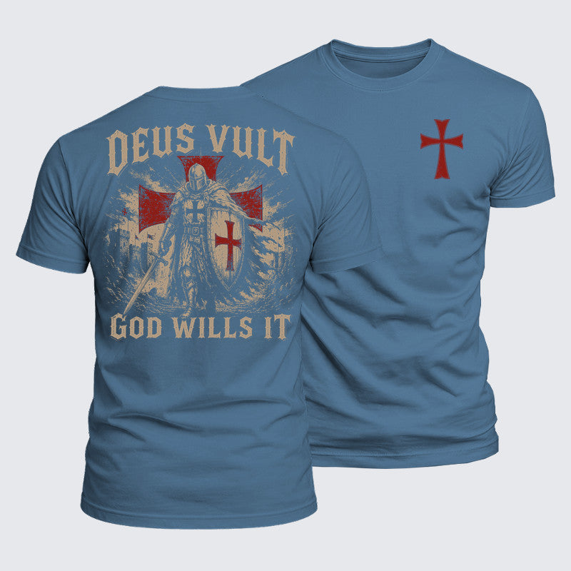 Luxe Mercerized Cotton Tee - Deus Vult