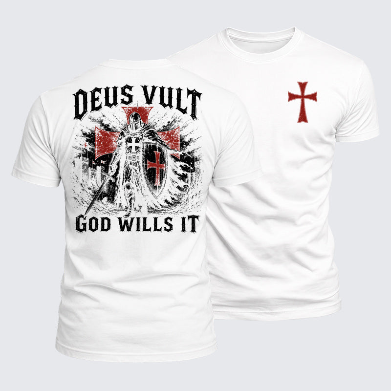 Luxe Mercerized Cotton Tee - Deus Vult