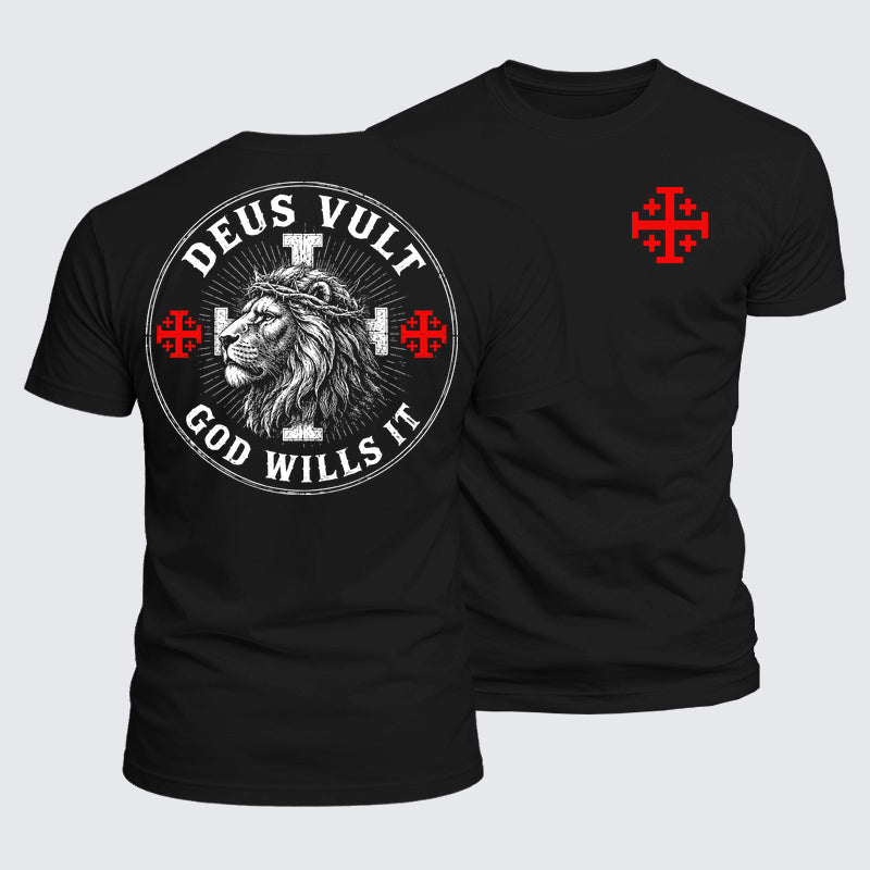 Luxe Mercerized Cotton Tee - Deus Vult