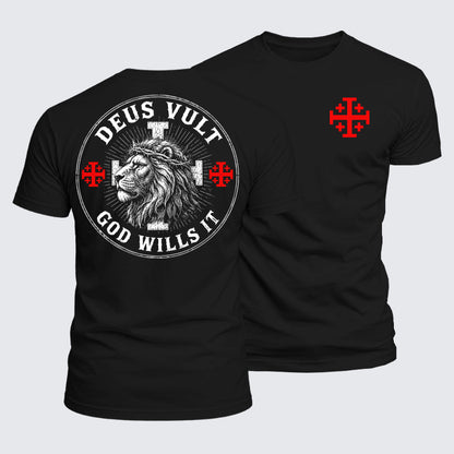 Luxe Mercerized Cotton Tee - Deus Vult