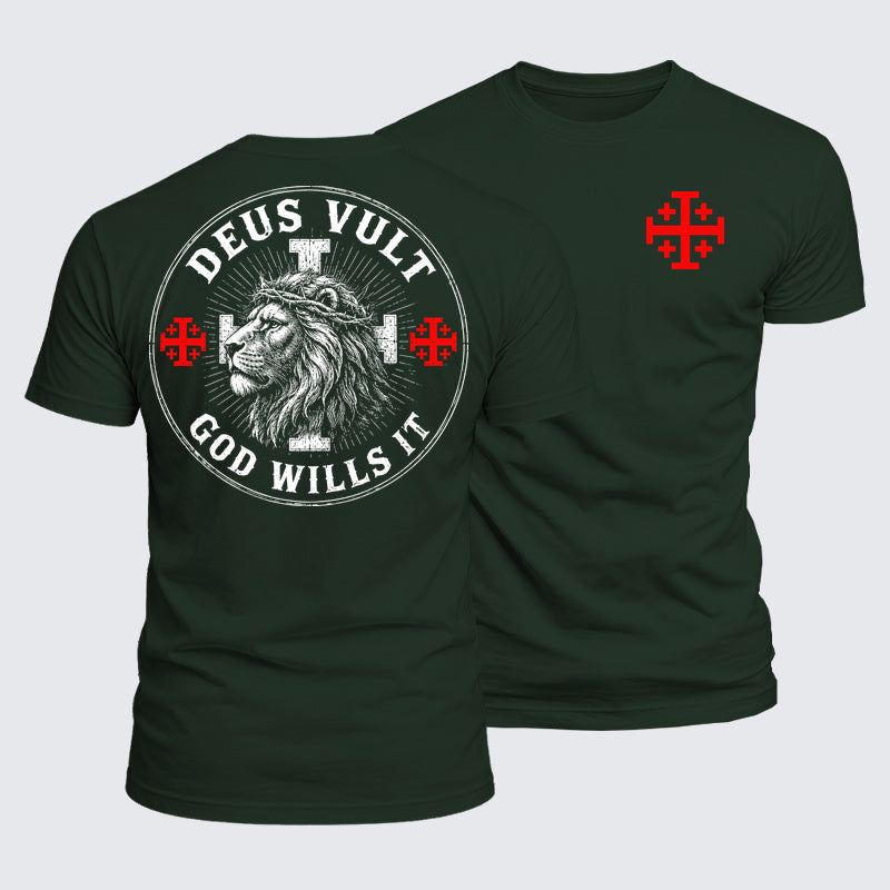 Luxe Mercerized Cotton Tee - Deus Vult