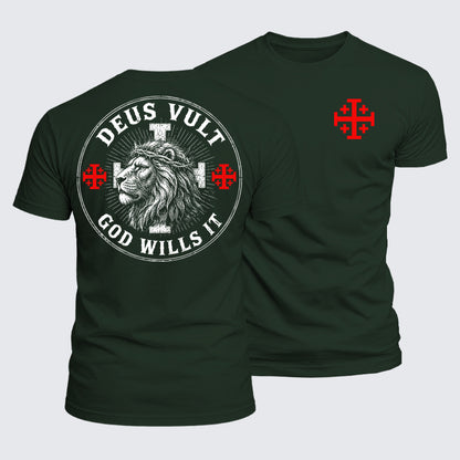 Luxe Mercerized Cotton Tee - Deus Vult