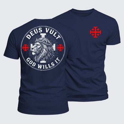 Luxe Mercerized Cotton Tee - Deus Vult