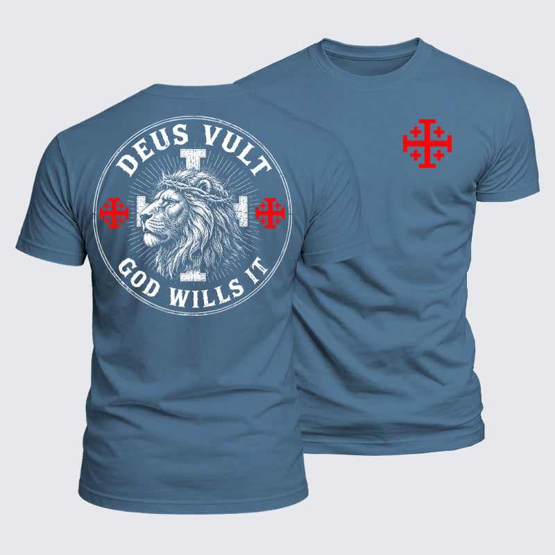 Luxe Mercerized Cotton Tee - Deus Vult
