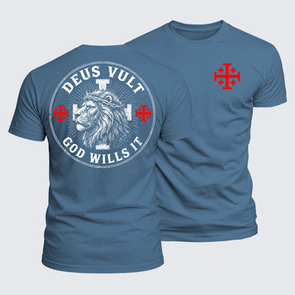 Luxe Mercerized Cotton Tee - Deus Vult