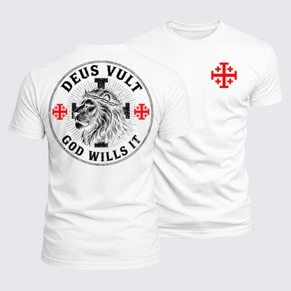 Luxe Mercerized Cotton Tee - Deus Vult