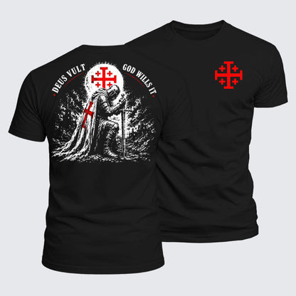 Luxe Mercerized Cotton Tee - Deus Vult