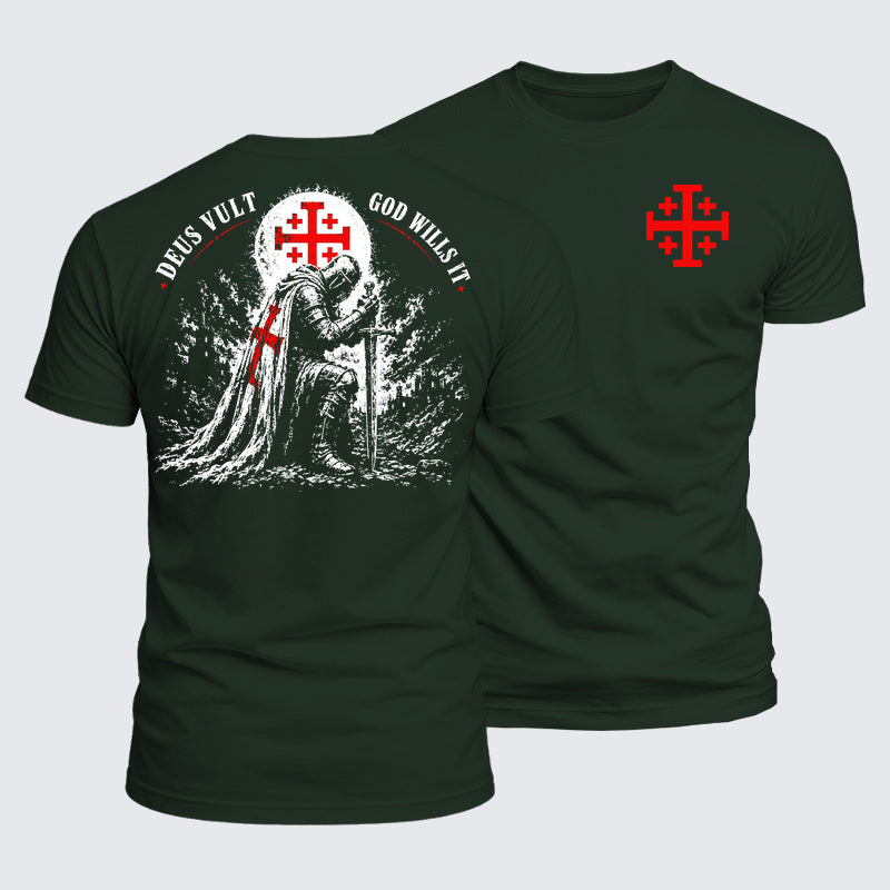 Luxe Mercerized Cotton Tee - Deus Vult