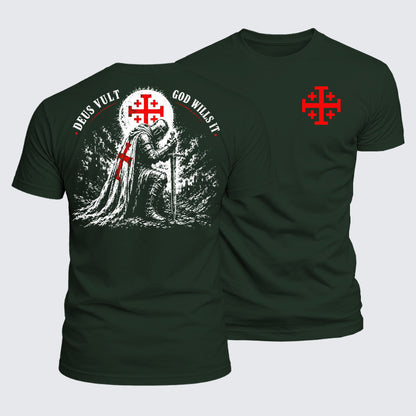 Luxe Mercerized Cotton Tee - Deus Vult