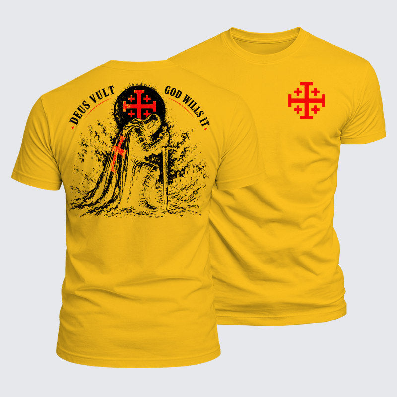 Luxe Mercerized Cotton Tee - Deus Vult