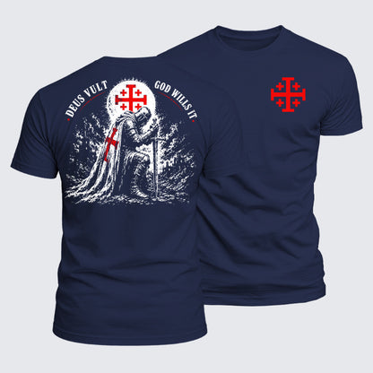 Luxe Mercerized Cotton Tee - Deus Vult