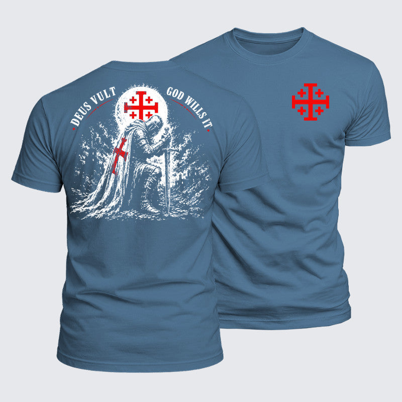 Luxe Mercerized Cotton Tee - Deus Vult