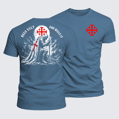 Luxe Mercerized Cotton Tee - Deus Vult