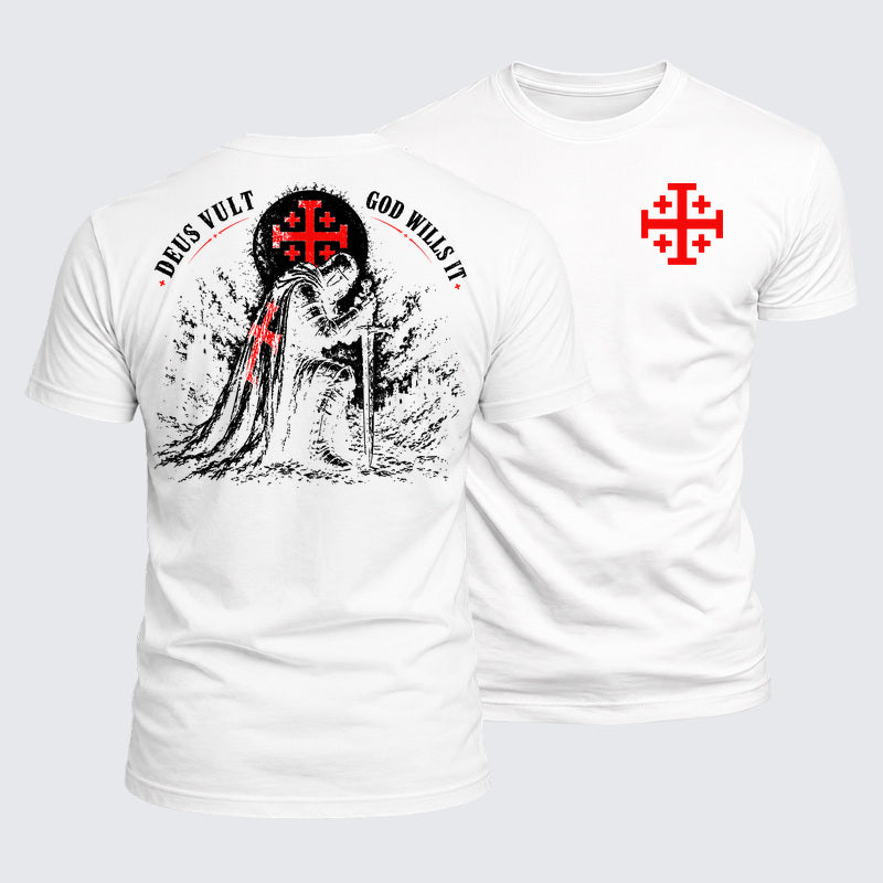 Luxe Mercerized Cotton Tee - Deus Vult
