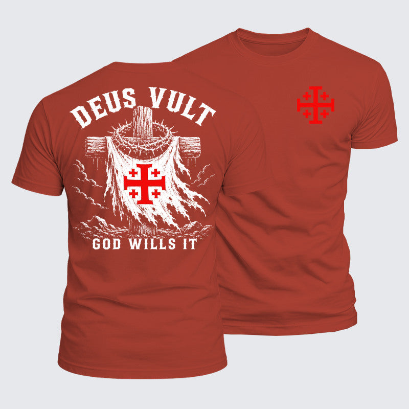 Luxe Mercerized Cotton Tee - Deus Vult