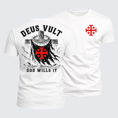 Luxe Mercerized Cotton Tee - Deus Vult