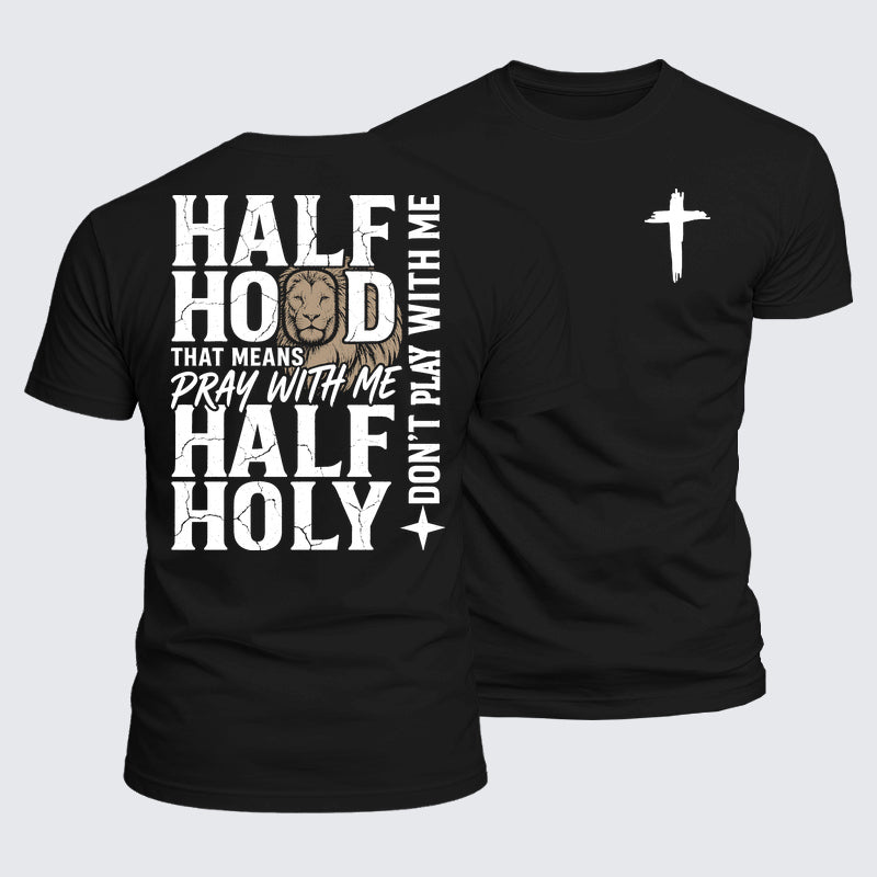 Luxe Mercerized Cotton Tee - Half Hood Half Holy
