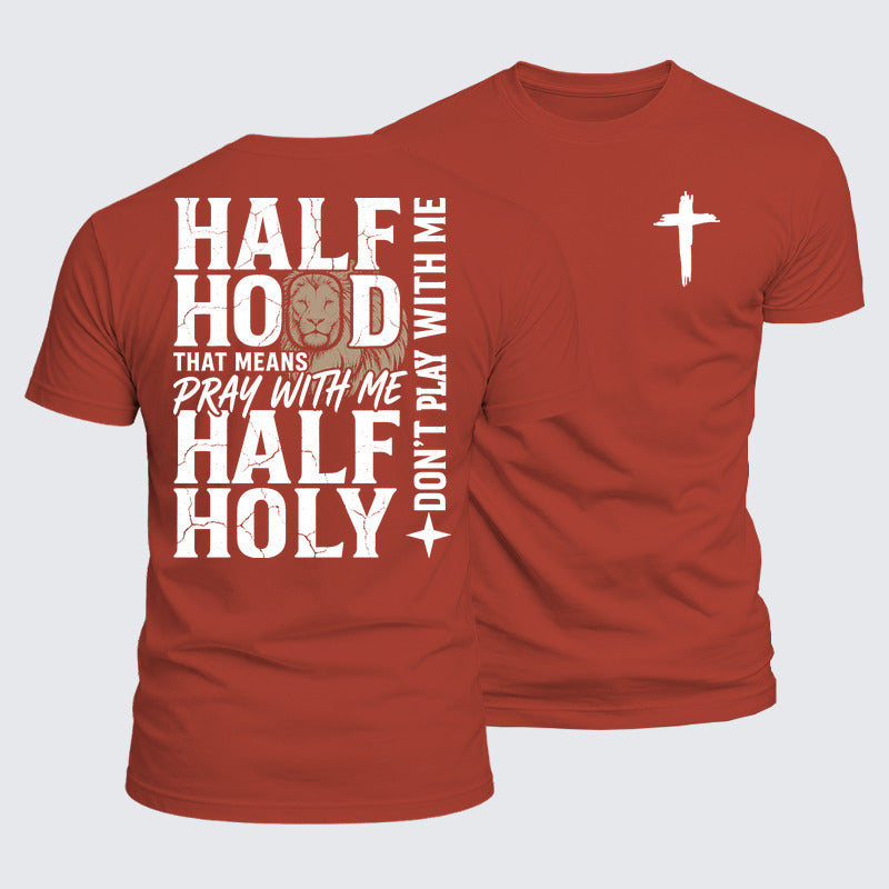 Luxe Mercerized Cotton Tee - Half Hood Half Holy