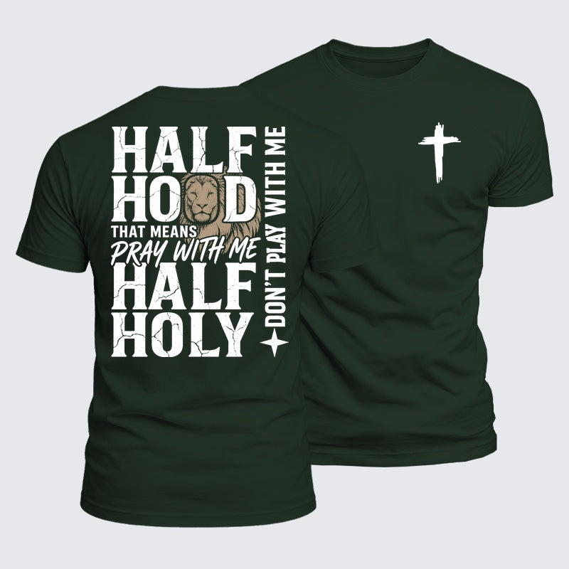 Luxe Mercerized Cotton Tee - Half Hood Half Holy