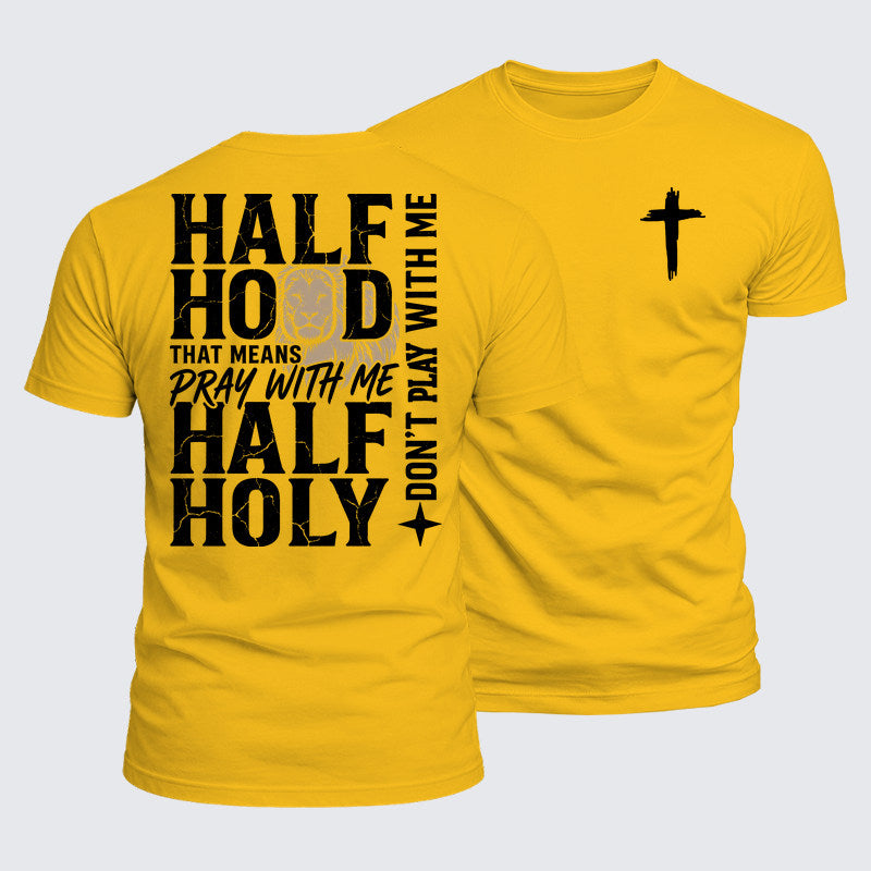 Luxe Mercerized Cotton Tee - Half Hood Half Holy
