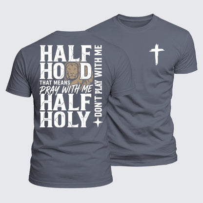 Luxe Mercerized Cotton Tee - Half Hood Half Holy