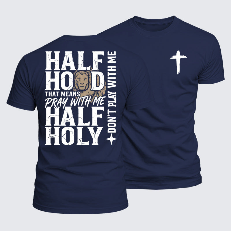 Luxe Mercerized Cotton Tee - Half Hood Half Holy