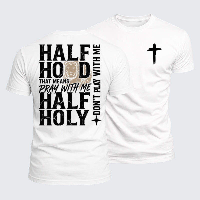 Luxe Mercerized Cotton Tee - Half Hood Half Holy