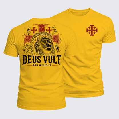 Luxe Mercerized Cotton Tee - Deus Vult
