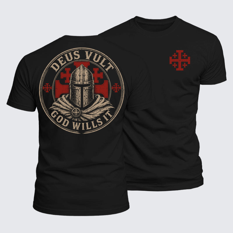 Luxe Mercerized Cotton Tee - Deus Vult