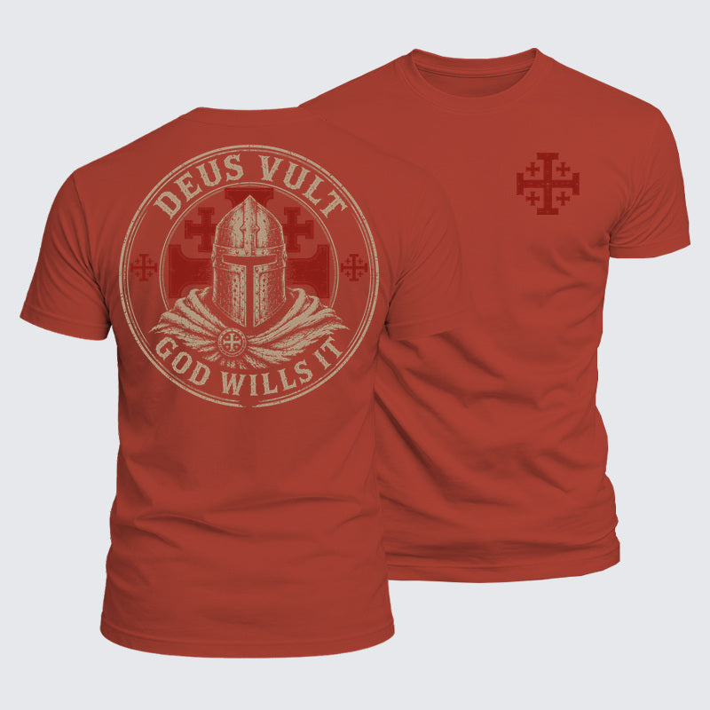 Luxe Mercerized Cotton Tee - Deus Vult